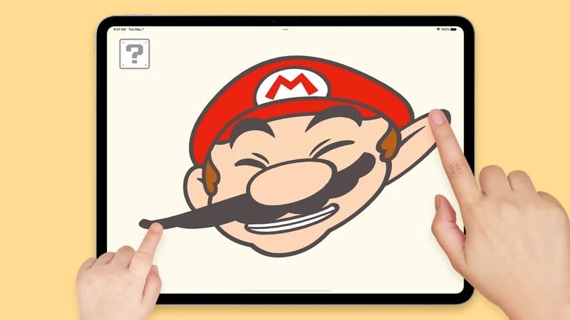 Super Mario 64 Start Menu Channeled by Hello Mario App 