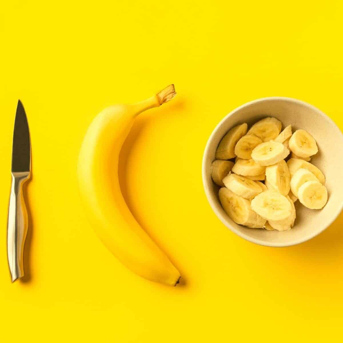 banana sliced
