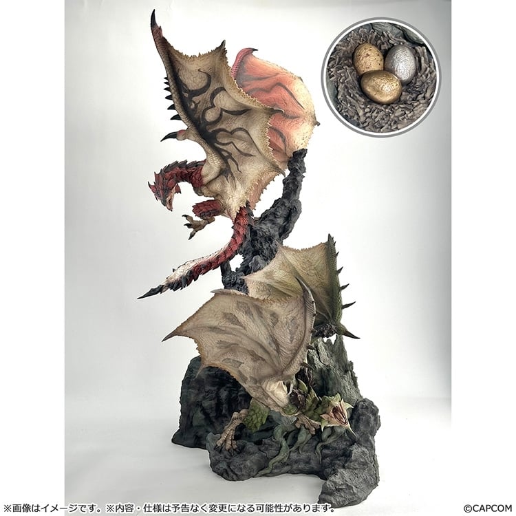 Monster Hunter Rathalos and Rathian Capcom Figure Builder 2.0 Versions Debut