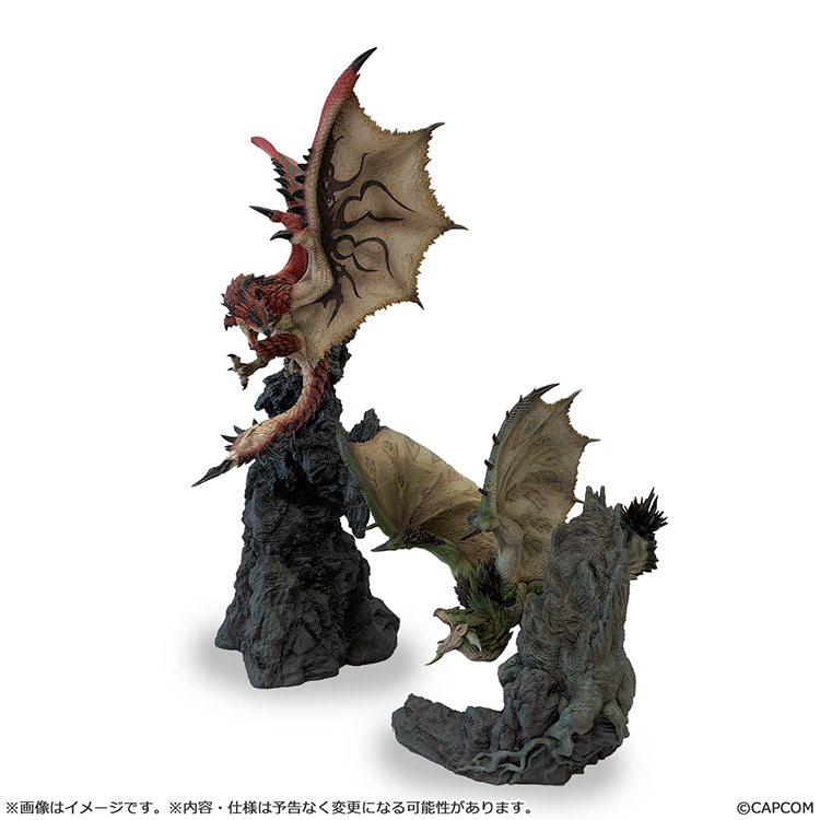 Monster Hunter Rathalos and Rathian Capcom Figure Builder 2.0 Versions Debut