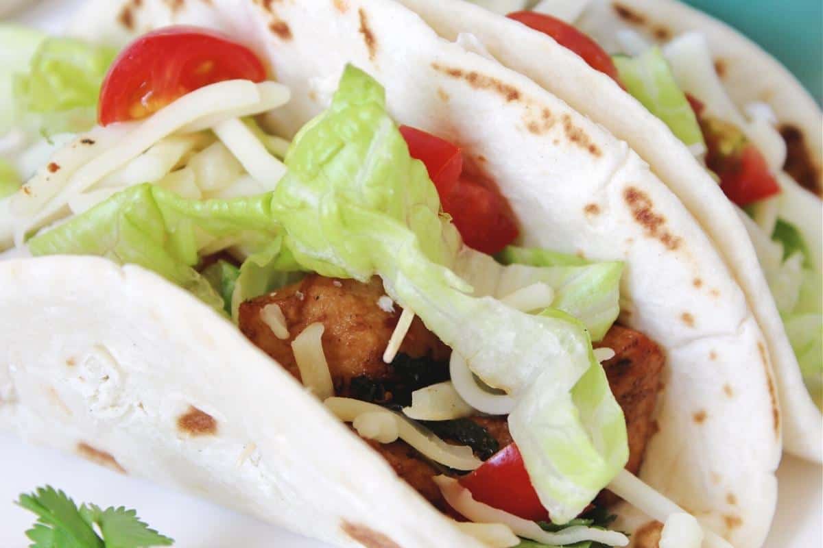 Chicken lime tacos
