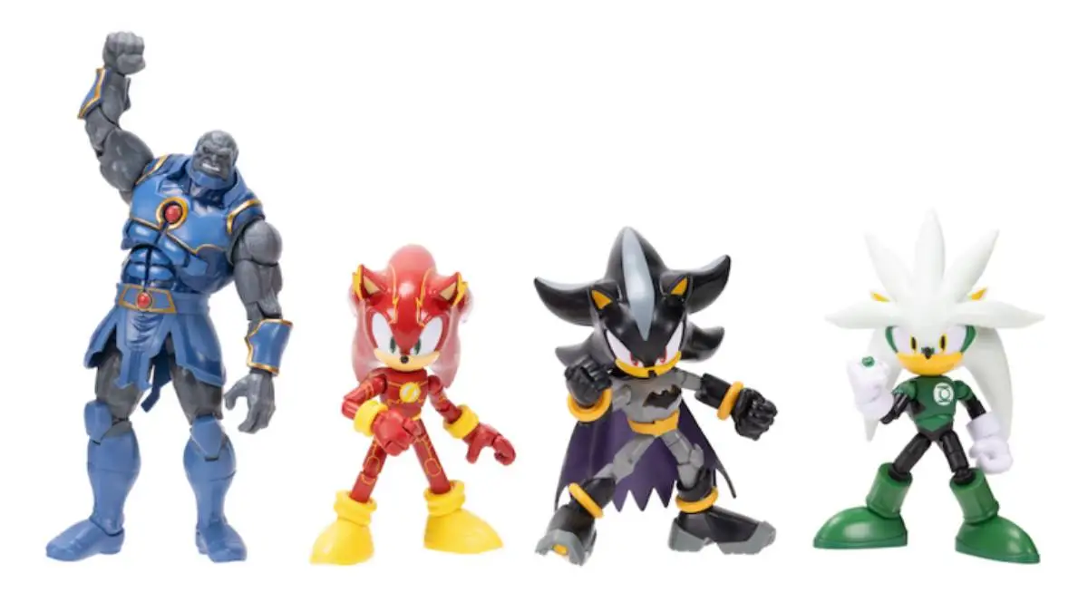 DC x Sonic the Hedgehog Super Hero Action Figures Appear