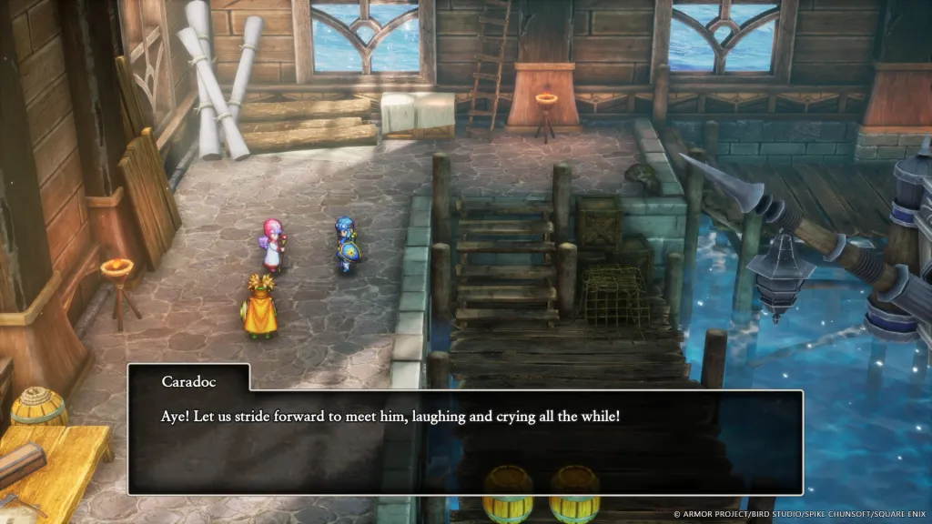 The new Dragon Quest I & II HD-2D Remake trailer and screenshots show the playable Princess of Cannock and scenarios.
