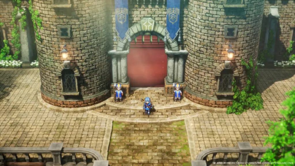 The new Dragon Quest I & II HD-2D Remake trailer and screenshots show the playable Princess of Cannock and scenarios.