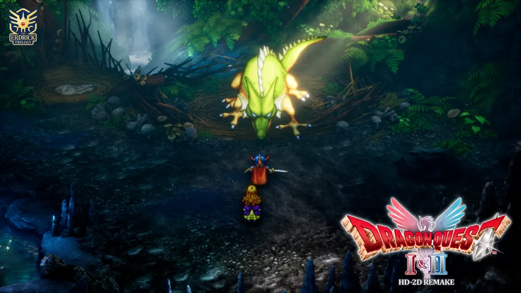 The new Dragon Quest I & II HD-2D Remake trailer and screenshots show the playable Princess of Cannock and scenarios.