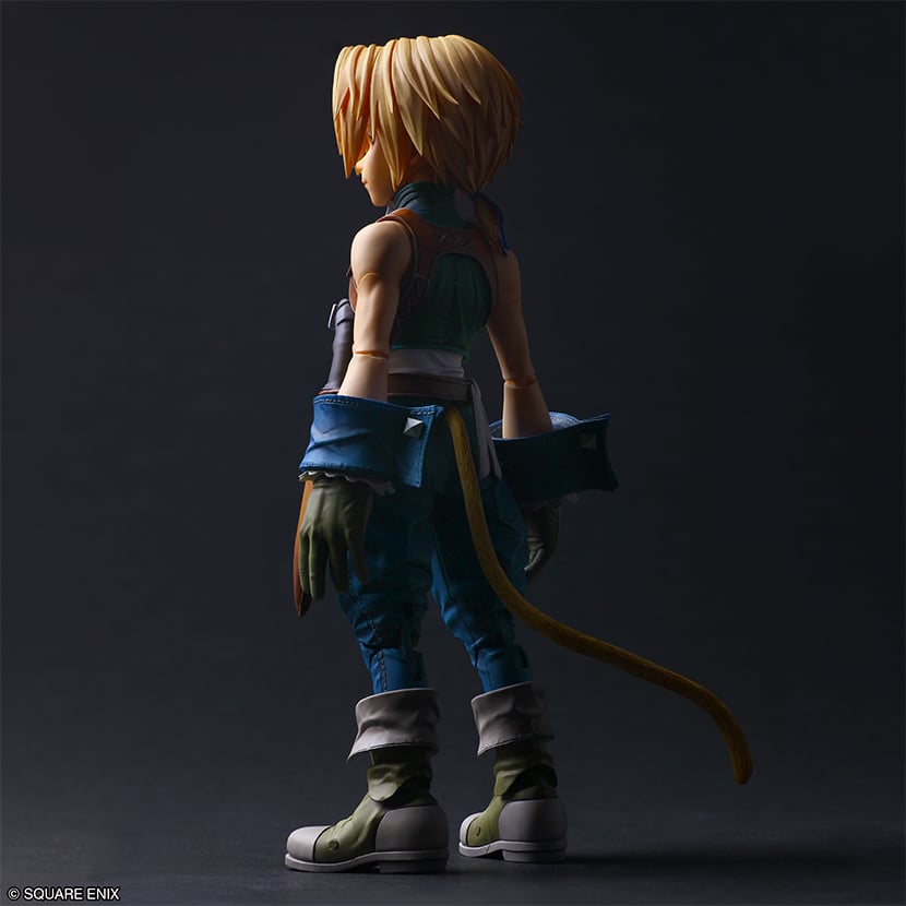 Final Fantasy IX FFIX FF9 Zidane Tribal Play Arts Shin 2 - back