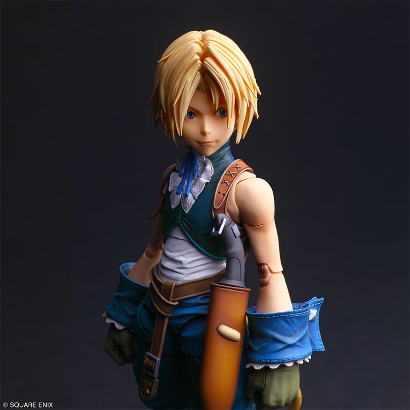 Final Fantasy IX FFIX FF9 Zidane Tribal Play Arts Shin 3 - close-up
