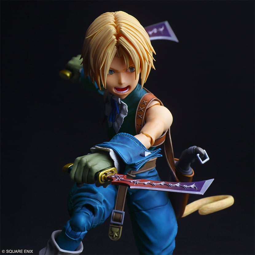 FF9 Zidane attacking