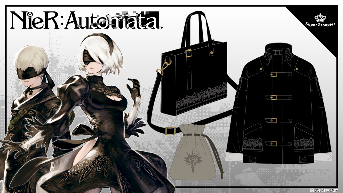 New NieR: Automata SuperGroupies Are 2 Bags and a Jacket