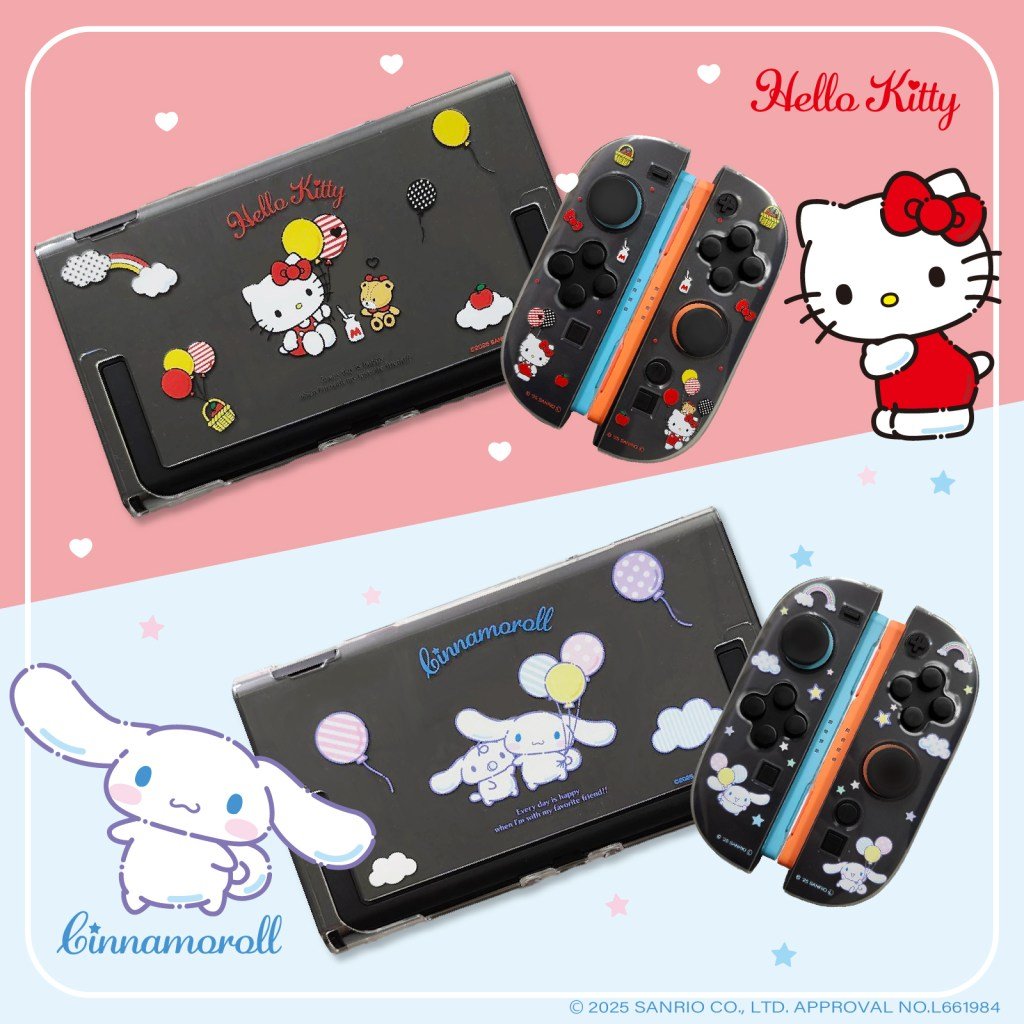 Sanrio Switch 2 Cases Feature Hello Kitty, Cinnamoroll 