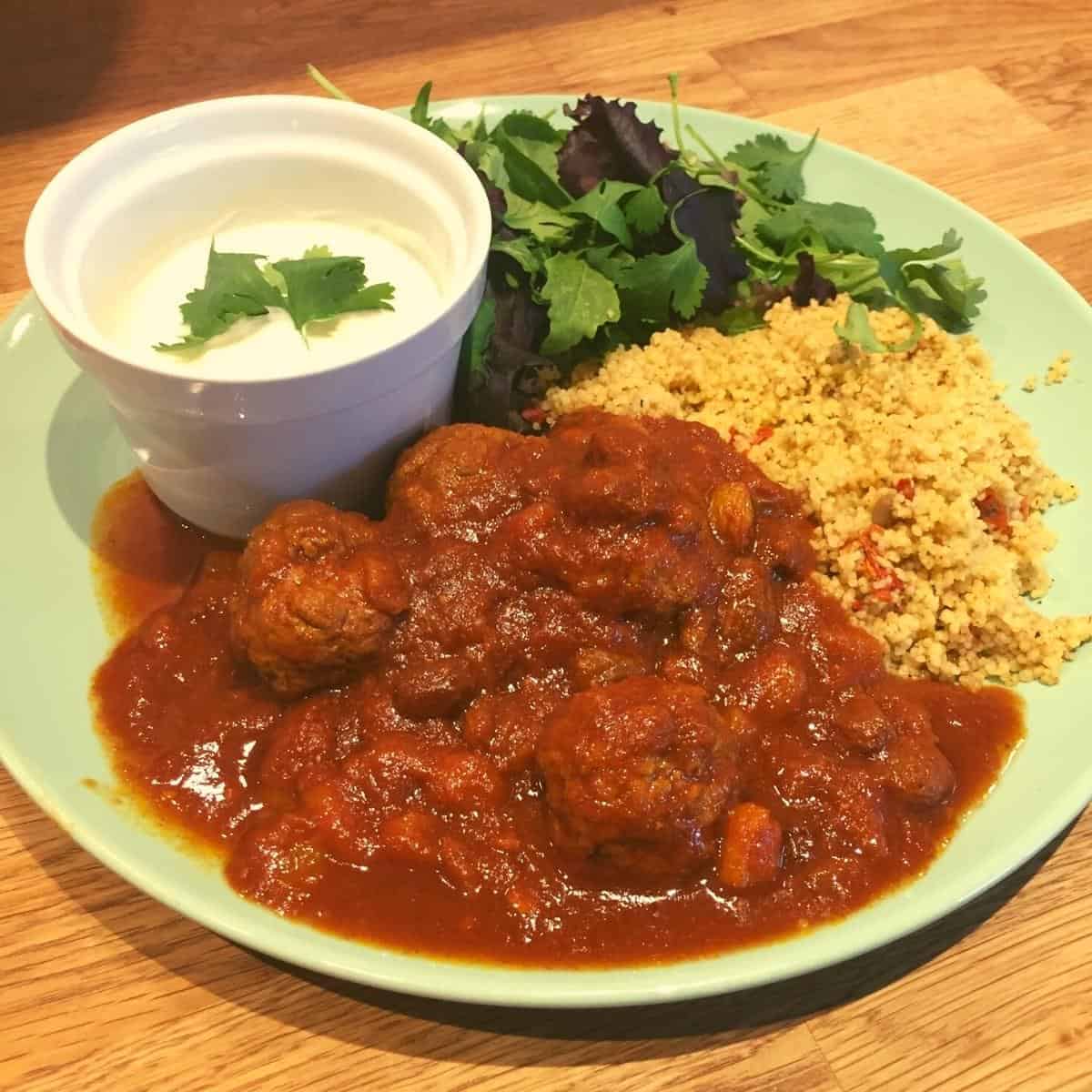 Moroccan meatballs