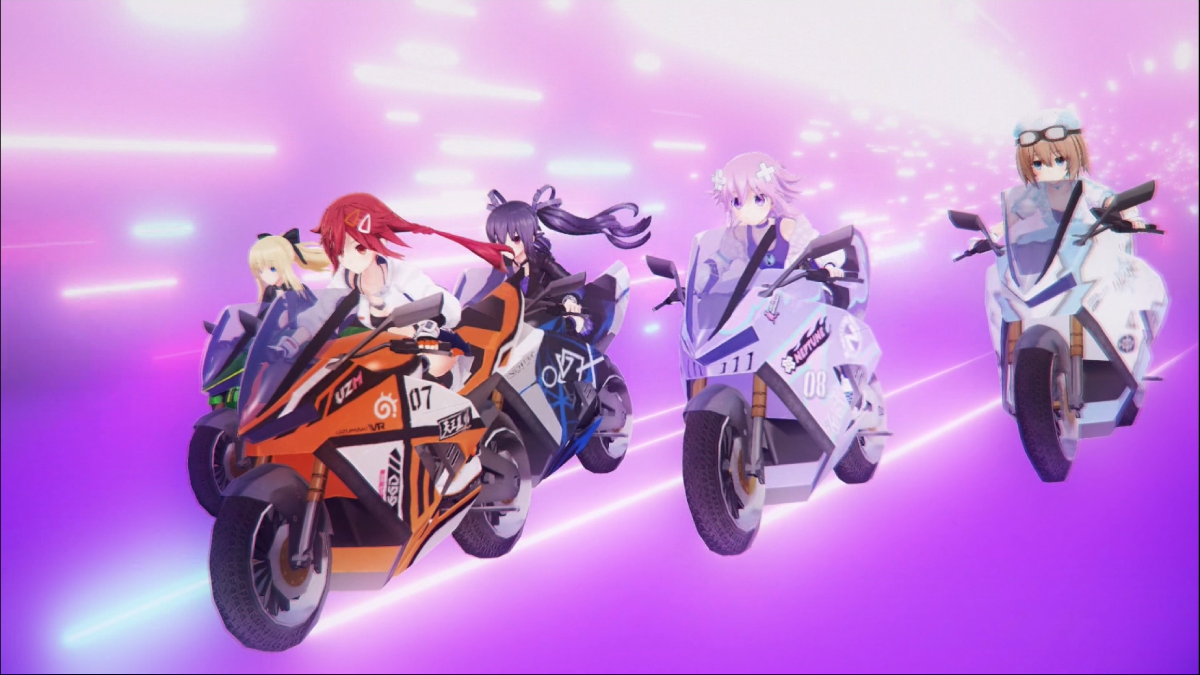 Neptunia Riders vs Dogoos