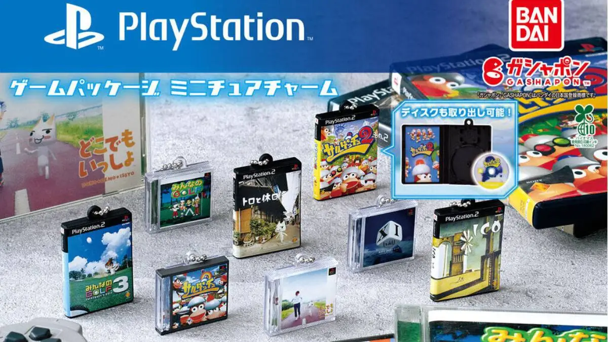 PS1 and PS2 Games Turned Into Keychains