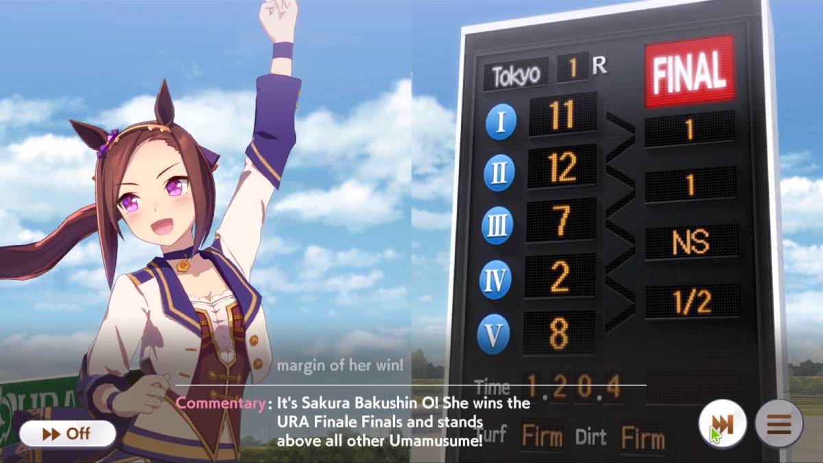 Sakura Bakushin O Wins Umamusume: Pretty Derby for Her Accessibility