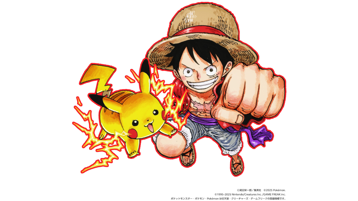 Shonen Jump Pokemon crossover stars One Piece Monkey D Luffy and Pikachu