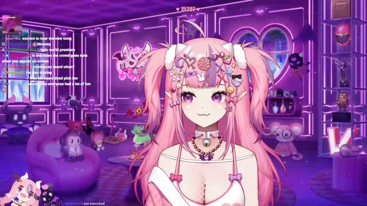 Watch Vtuber Ironmouse Perform With Bbno$