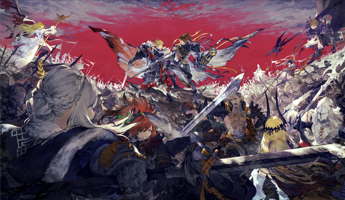 Key art for the characters of the Second Story Arc in War of the Visions, which will be shutting down the global server